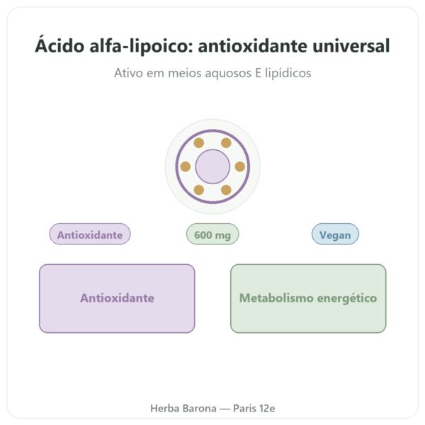 Ácido Alfa-lipoico 600 mg – 60 Cápsulas – Doctor's Best – Comprar apresentação Paris Herba Barona