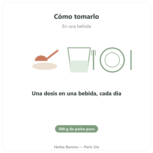 Ácido Málico en Polvo – 500 g – Nature et Partage modo de empleo y dosis Paris Herba Barona