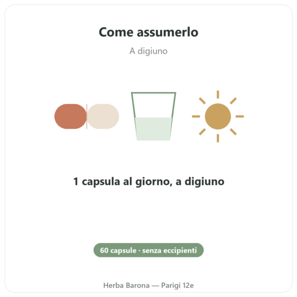 Acido R-Alfa-Lipoico 100 mg – DYNVEO – 60 capsule modo d'uso e dosaggio Paris Herba Barona