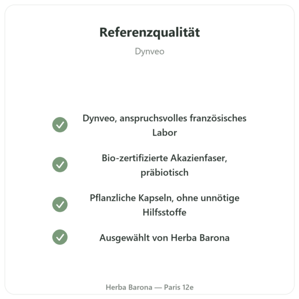 Bio-Akazienfasern Pulver 200 g – Dynveo Qualität Paris Herba Barona