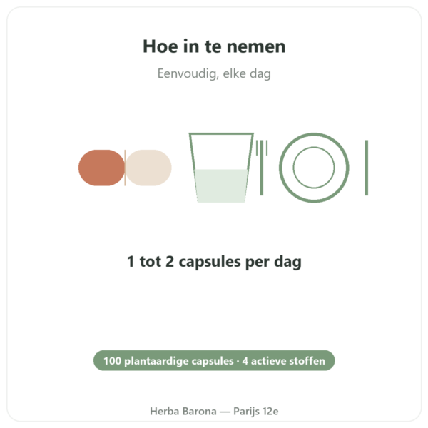 Altostress Distriform 100 capsules - Stress en ontspanning gebruiksaanwijzing en dosering Paris Herba Barona
