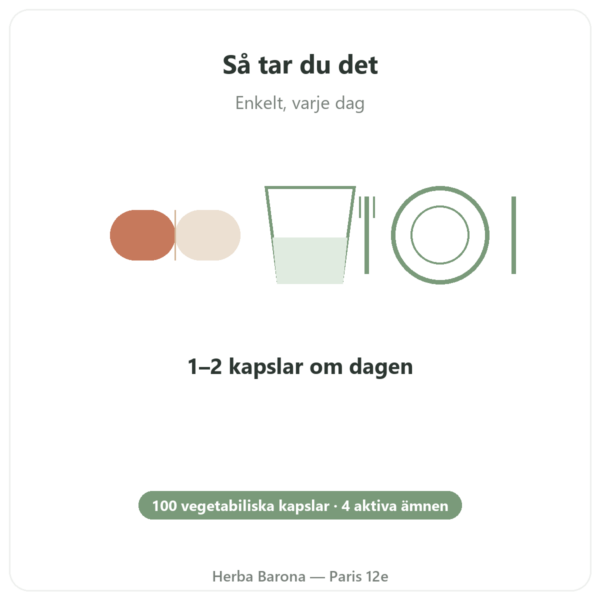 Altostress Distriform 100 kapslar - Stress och avslappning användning och dosering Paris Herba Barona