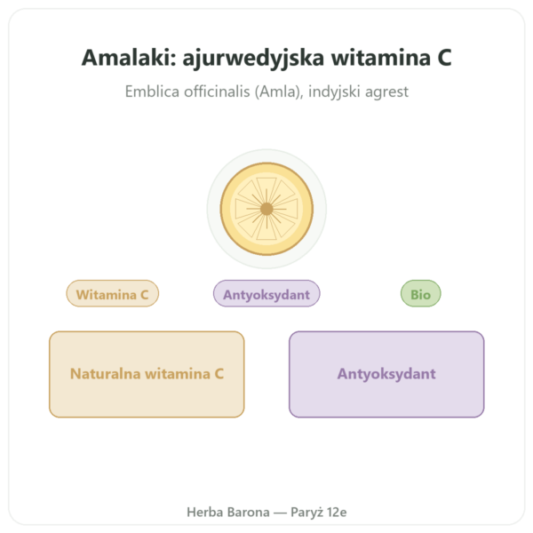 Amalaki Bio – Ayur-vana – 60 kapsułek w Paryżu prezentacja Paris Herba Barona