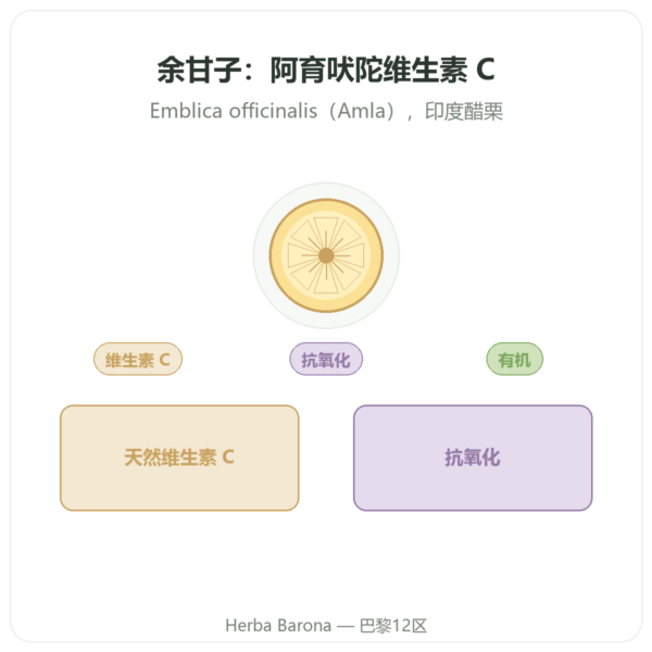 有机 Amalaki(印度醋栗)– Ayur-vana – 60 粒胶囊 产品展示 Paris Herba Barona