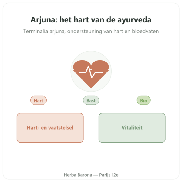 Arjuna Bio – Ayur-vana – 60 capsules presentatie Paris Herba Barona