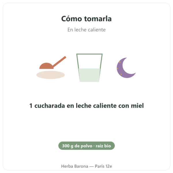 Ashwagandha Bio en Polvo – 300 g – Bioptimal modo de empleo y dosis Paris Herba Barona