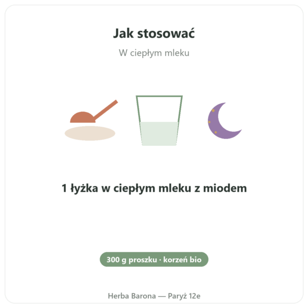 Ashwagandha Bio w Proszku 300 g – Bioptimal sposób użycia i dawkowanie Paris Herba Barona