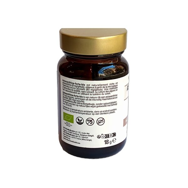 Astaxanthine Forte Bio Naturamedicatrix 30 gelules etiquette dos composition Paris Herba Barona