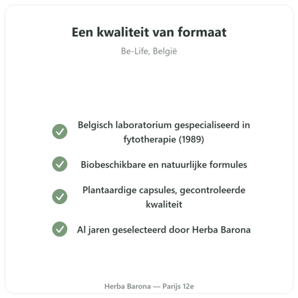B Complex – Be-Life – 180 capsules – Vitamines B kwaliteit Paris Herba Barona