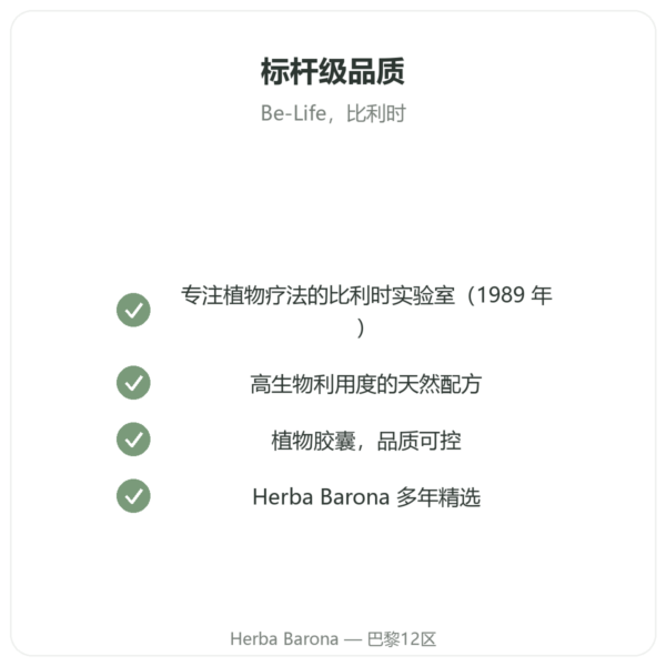 B Complex – Be-Life – 180粒胶囊 – B族维生素 品质保证 Paris Herba Barona