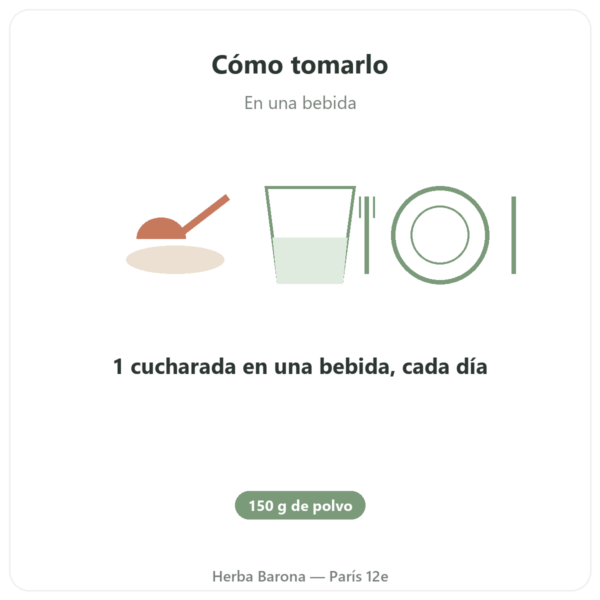 Bacopa – Brahmi en Polvo – 150 g modo de empleo y dosis Paris Herba Barona