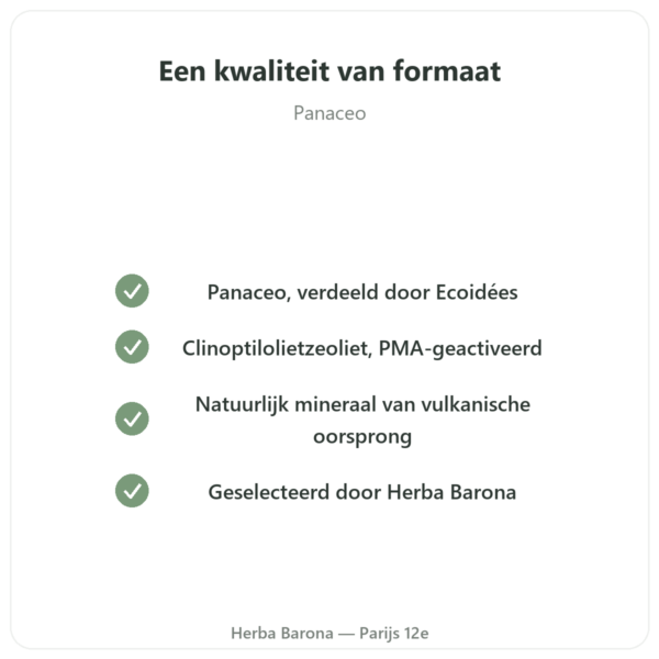 Basic Detox Plus POEDER – Panacéo – 200g Ecoidees kwaliteit Paris Herba Barona