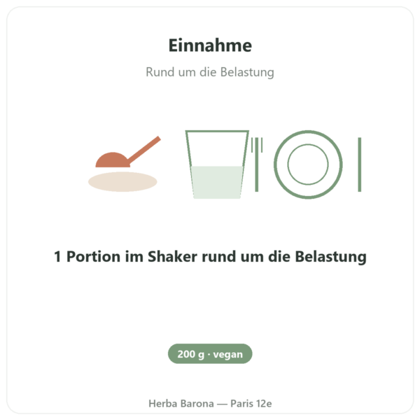 BCAA 2:1:1 Pulver 200 g – Dynveo Anwendung und Dosierung Paris Herba Barona