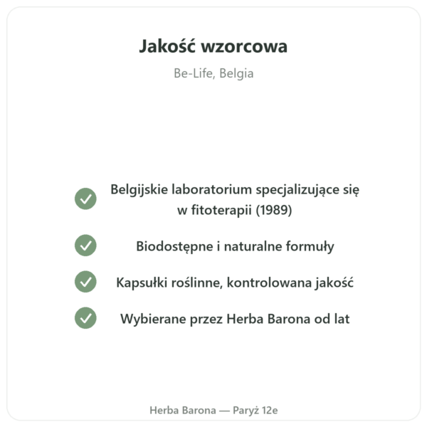 Vinaigre de Cidre – Be-Life – 200 kapsułek jakość Paris Herba Barona
