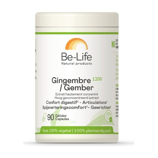 Gingembre 1200 Be-Life 90 gélules Paris 12e Herba Barona