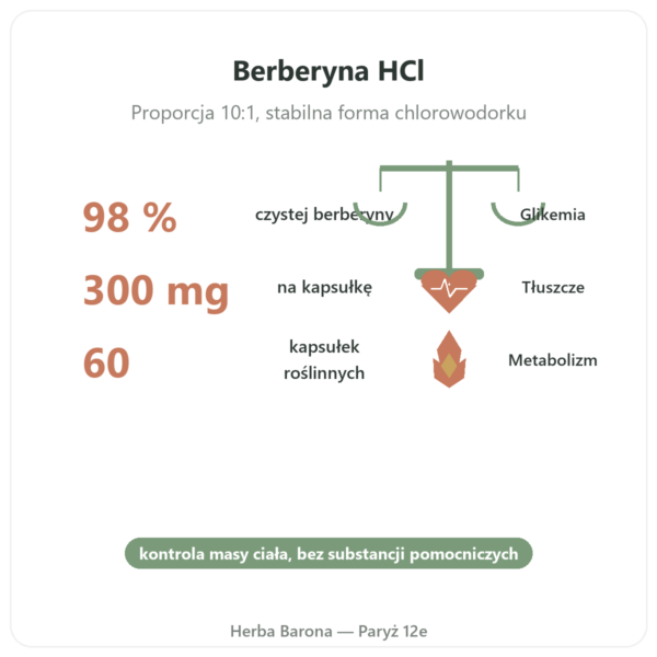 Berberyna – Dynveo – 60 kapsułek korzyści i najważniejsze fakty Paris Herba Barona