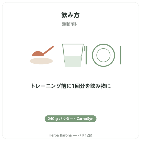 ベータアラニン パウダー 240g – Nutrimuscle directions and dosage Paris Herba Barona