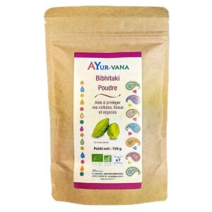 Bibhitaki bio - Sachet de poudre - 150 g - Ayur-vana Paris Herba Barona