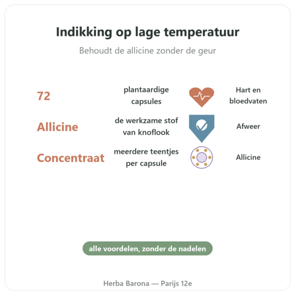 Bio Knoflook Geconcentreerd Revit'Ail – 72 capsules – Vecteur Santé voordelen en kerngegevens Paris Herba Barona