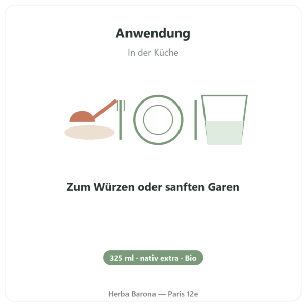 Bio-Rotes-Palmöl – Amanprana – 325 ml Anwendung und Dosierung Paris Herba Barona