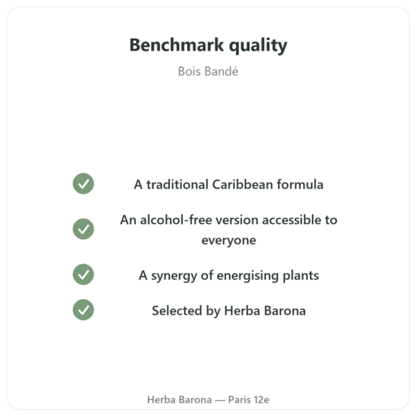 Bois Bandé Liquid Alcohol-Free – Natural Aphrodisiac quality Paris Herba Barona