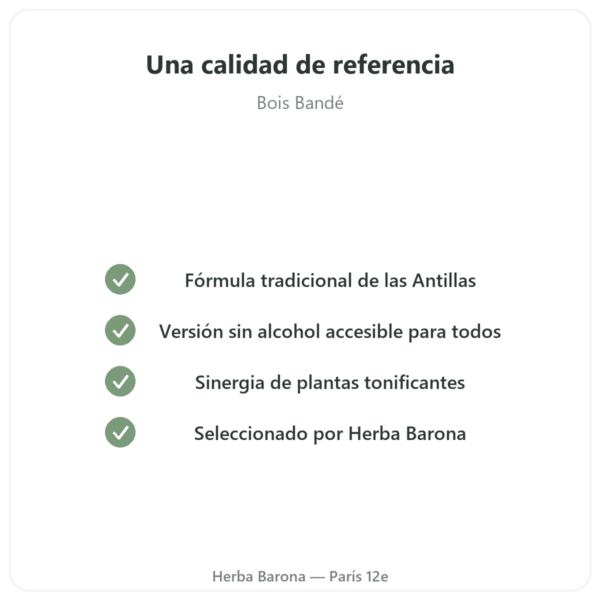 Bois Bandé Líquido Sin Alcohol – Afrodisíaco calidad Paris Herba Barona