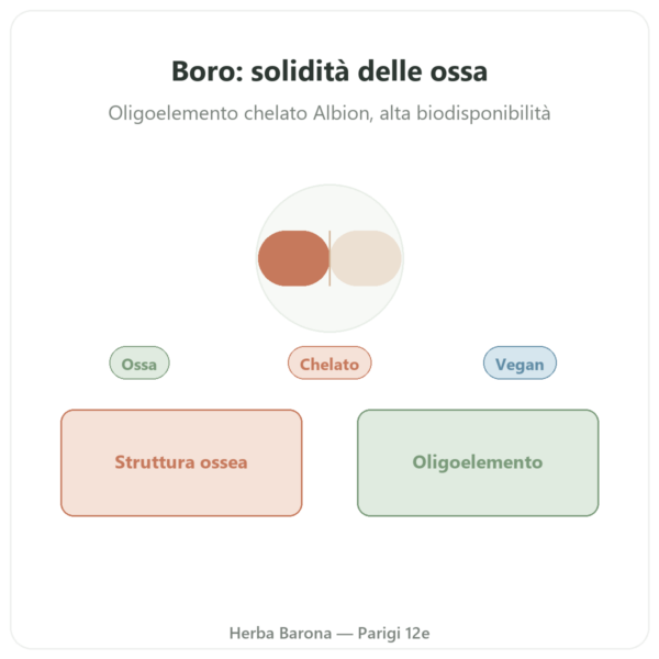 Boro 3mg 100 Capsule Vegetali Now Foods Albion TRAACS presentazione Paris Herba Barona