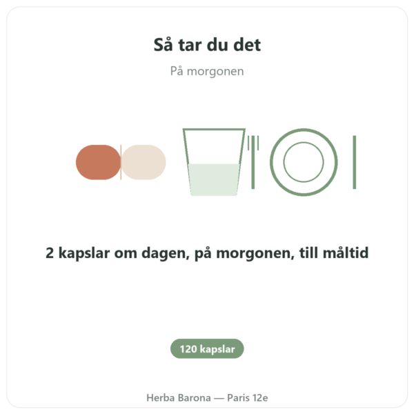 Brahmi (Bacopa Monnieri) – Ayur-vana – 120 kapslar användning och dosering Paris Herba Barona