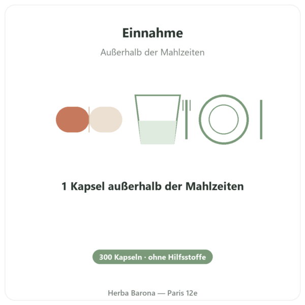 Bromelain 5000 GDU – Dynveo – 500 mg – 300 Kapseln Anwendung und Dosierung Paris Herba Barona