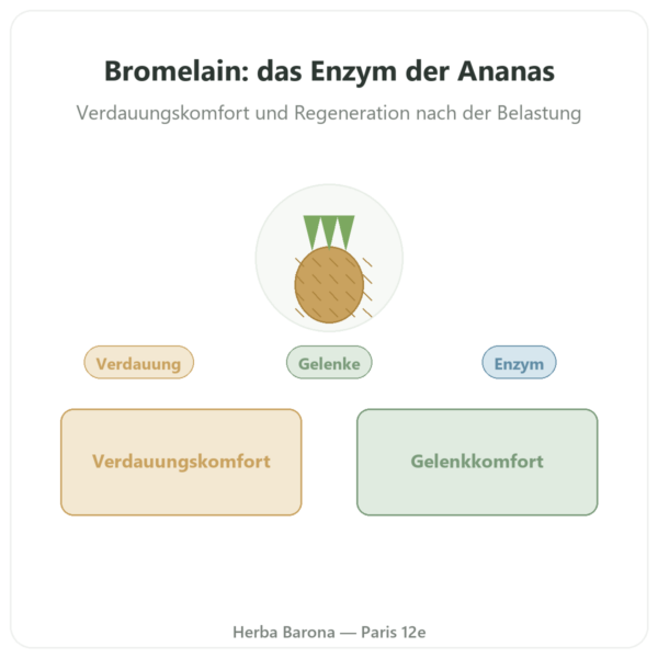 Bromelain 5000 GDU – Dynveo – 500 mg – 60 Kapseln Vorstellung Paris Herba Barona