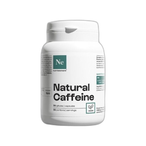 Caféine Naturelle Nutrielement 30 gélules à Paris Herba Barona