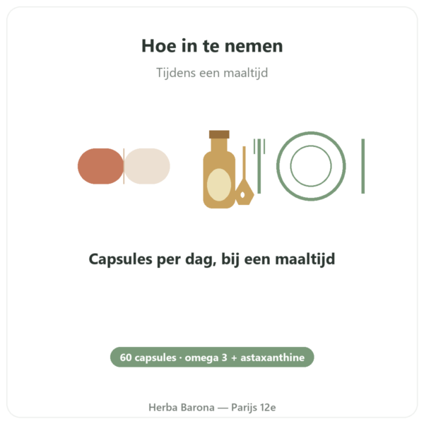 Calanusolie – Dr Jacob's – 60 capsules gebruiksaanwijzing en dosering Paris Herba Barona