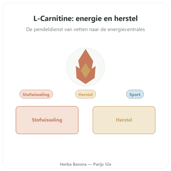 L-carnitine Dynveo (tartraat) Carnipure® – 500mg / 300 capsules presentatie Paris Herba Barona