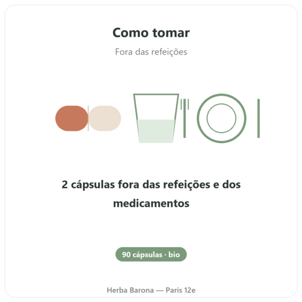 Carvão Ativo Vegetal BIO Microporos – 90 cápsulas – Dynveo modo de uso e dosagem Paris Herba Barona