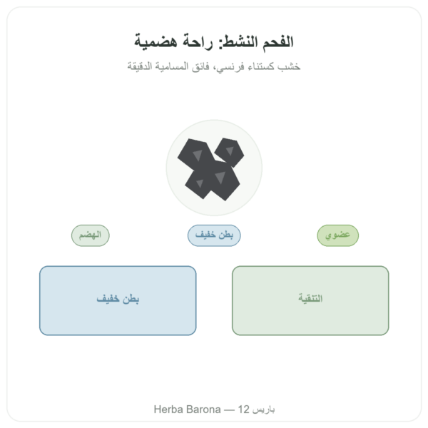 فحم نباتي مفعّل 120 غ بودرة – Dynveo عرض المنتج Paris Herba Barona
