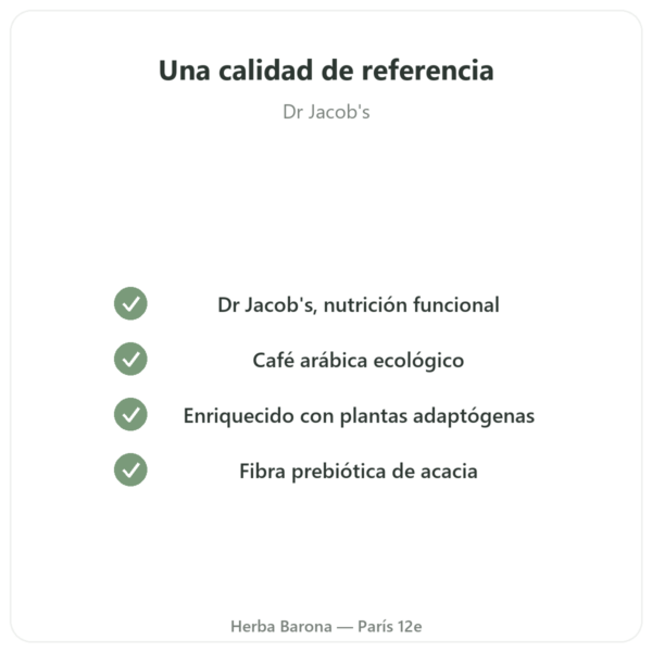 Chi Café BIO Soluble – Dr. Jacob's – 400 g calidad Paris Herba Barona