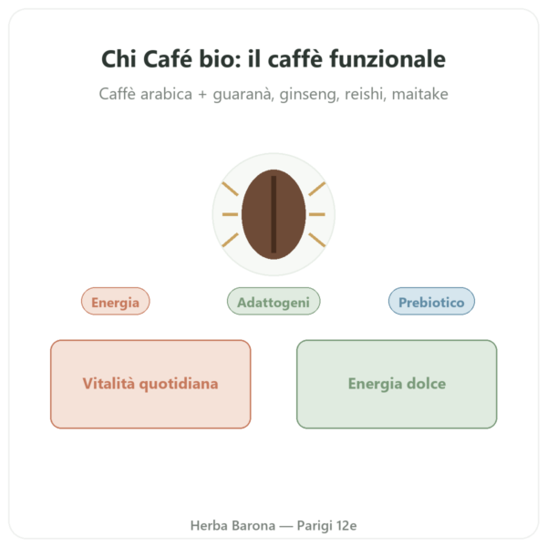 Chi Caffè BIO Solubile Dr Jacob's 400 g presentazione Paris Herba Barona