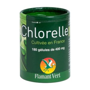 Chlorelle France 180 gélules 400 mg Flamant Vert Paris Herba Barona