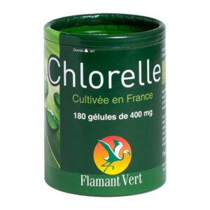 Chlorelle France 180 gélules 400 mg Flamant Vert Paris Herba Barona