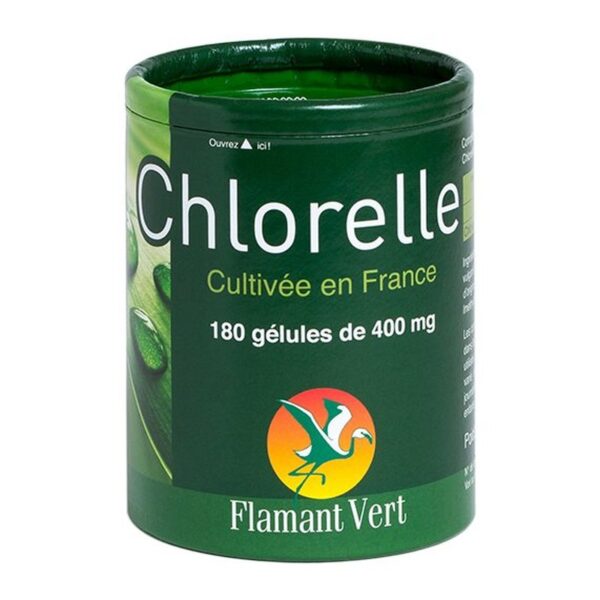 Chlorelle France 180 gélules 400 mg Flamant Vert Paris Herba Barona