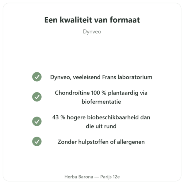 Chondroïtinesulfaat 600 mg – 60 capsules – Dynveo kwaliteit Paris Herba Barona