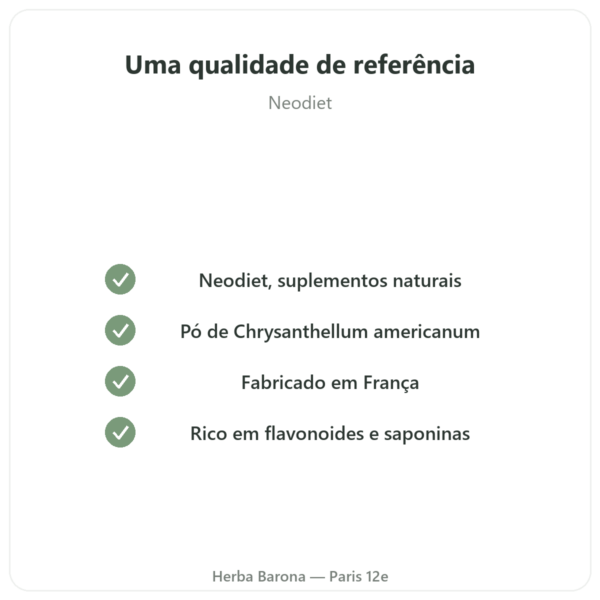 Chrysantellum – Neodiet 100 cápsulas qualidade Paris Herba Barona