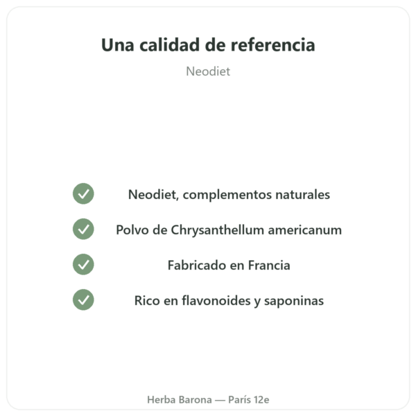 Chrysantellum – Neodiet – 100 Cápsulas calidad Paris Herba Barona