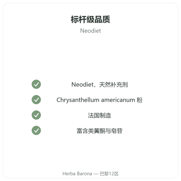 菊香草 – Neodiet 100粒胶囊 品质保证 Paris Herba Barona