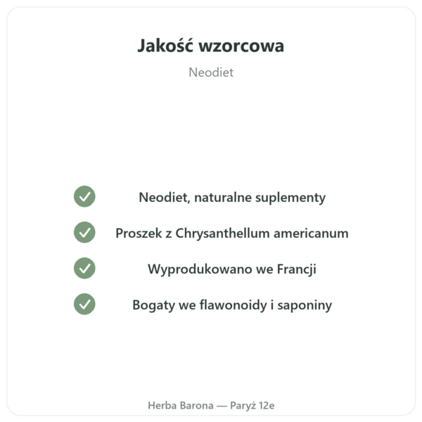 Chrysantellum – Neodiet 100 kapsułek jakość Paris Herba Barona