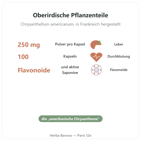 Chrysanthellum – Neodiet – 100 Kapseln Vorteile und Fakten Paris Herba Barona