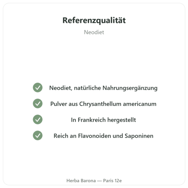 Chrysanthellum – Neodiet – 100 Kapseln Qualität Paris Herba Barona