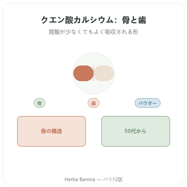 クエン酸カルシウム パウダー 純度100% – Now Foods – 227g presentation Paris Herba Barona