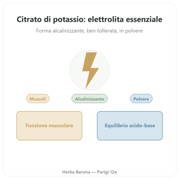 Citrato di Potassio in Polvere – NOW Foods – 340 g presentazione Paris Herba Barona