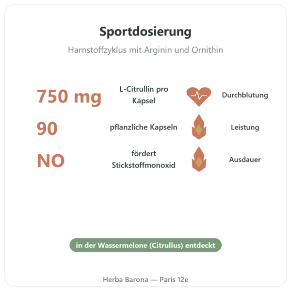 Citrullin 750 mg – Now Foods – 90 Kapseln Vorteile und Fakten Paris Herba Barona